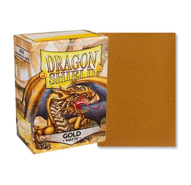 Dragon Shield Sleeves 100CT (Matte Gold)