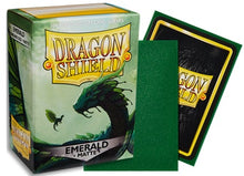 Load image into Gallery viewer, Dragon Shield Sleeves 100CT (Matte Emerald)
