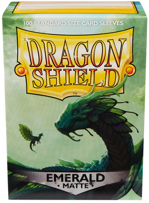 Dragon Shield Sleeves 100CT (Matte Emerald)