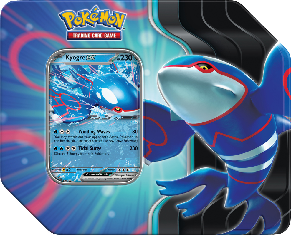 Pokémon TCG: Azure Legends Tin Collection (Kyogre)