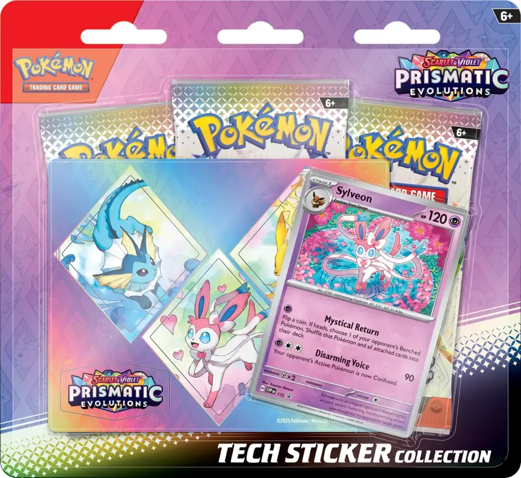 Pokémon TCG: Prismatic Evolutions Tech Sticker Collection (Sylveon)