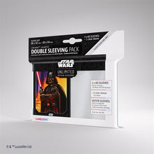 Load image into Gallery viewer, Star Wars Unlimited: Art Sleeves Double Sleeving Pack (Darth Vader)
