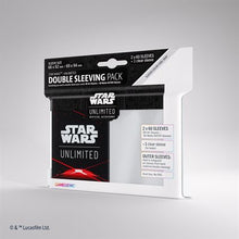 Load image into Gallery viewer, Star Wars Unlimited: Art Sleeves Double Sleeving Pack (Space Red)
