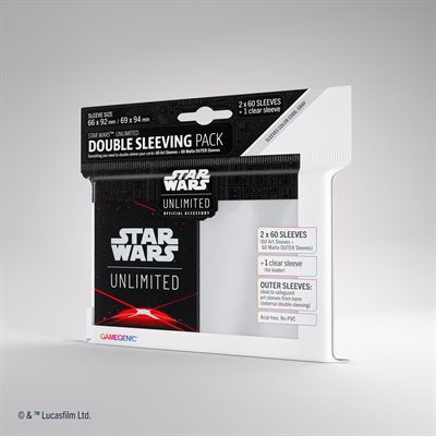 Star Wars Unlimited: Art Sleeves Double Sleeving Pack (Space Red)