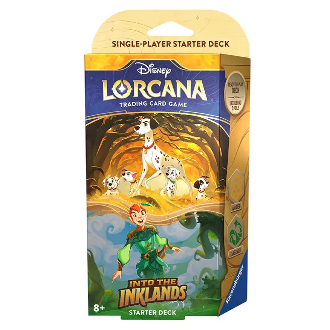 Disney Lorcana: Into the Inklands Starter Deck (Amber/Emerald)