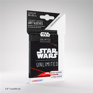 Star Wars Unlimited: Art Sleeves (Space Red)